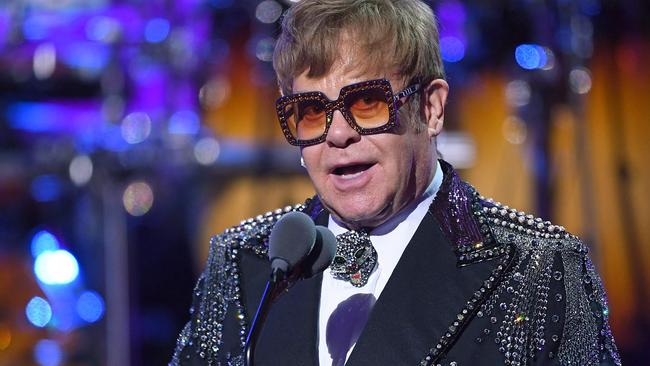 Sir Elton John has been diagnosed with walking pneumonia. Picture: Angela Weiss/AFP