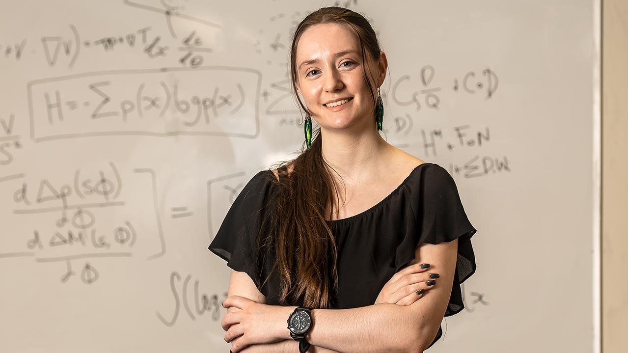 University of Southern Queensland medal winner Emily Plant is celebrating the end of her honours degree at a ceremony.