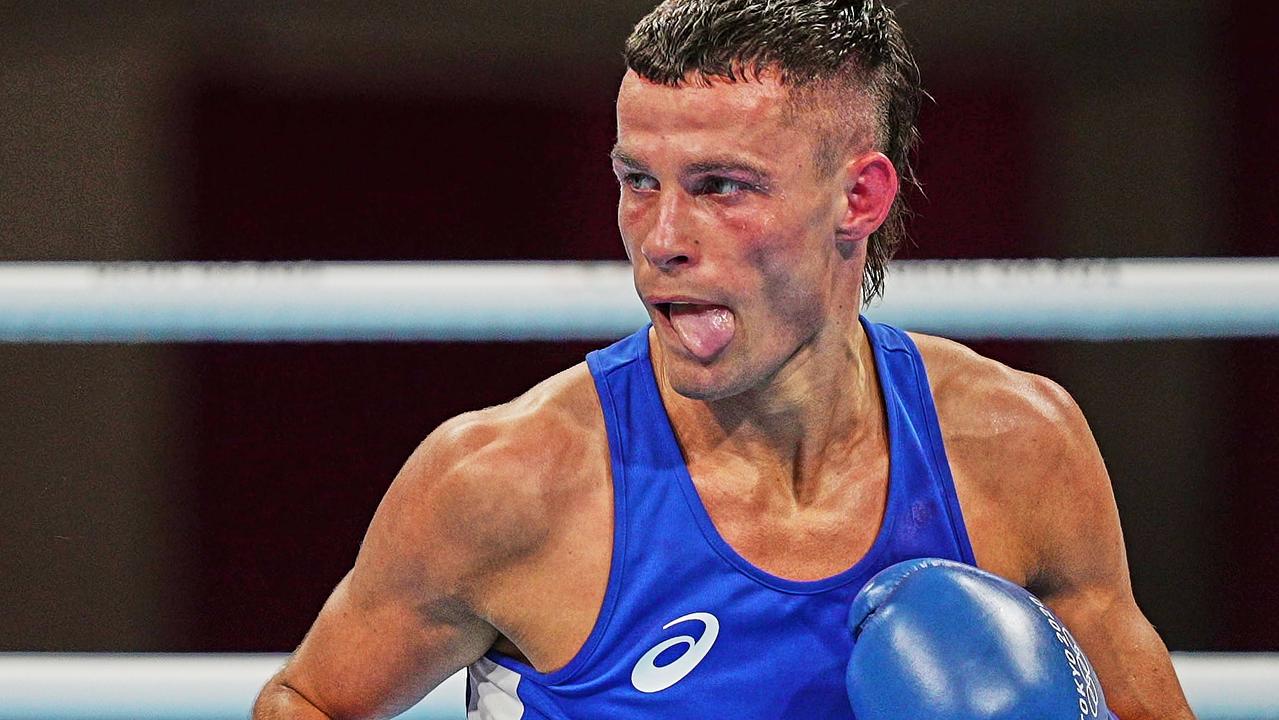 Australian boxer Harry Garside..