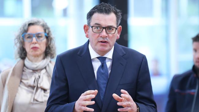 Victorian Premier Daniel Andrews said there were 500 extra police officers deployed in 2022. Picture: NCA NewsWire / David Crosling