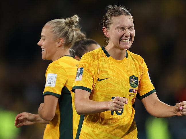 Clare Hunt is back in the Matildas squad. Picture: Brendon Thorne/Getty Images