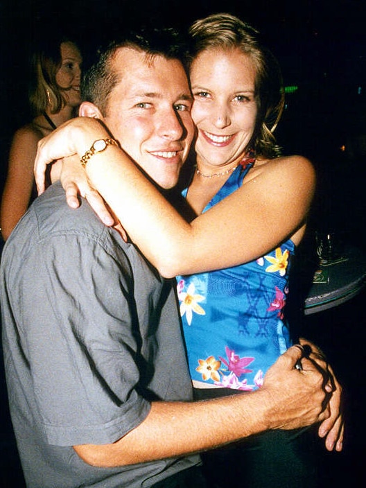 Craig Davidson and Monique Lipinski at Melbas in 2000.