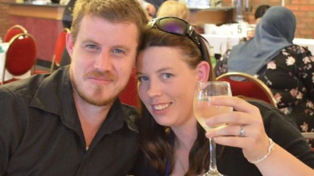 Daniel Surtees and wife Angela. Picture: Supplied