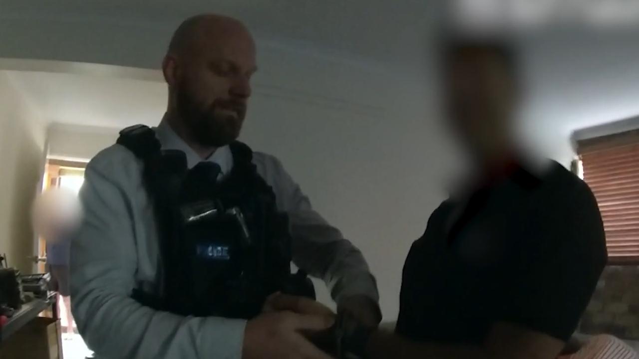 Police arrested Graeme Davidson on Sunday after he returned to Australia from Thailand, where he had been living for several years. Picture: Queensland Police Service