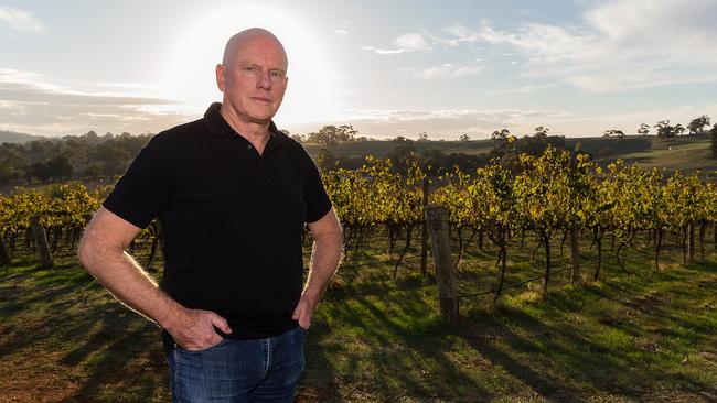 Jeffrey Grosset from Grosset Wines in South Australia’s Clare Valley. Picture: Ben MacMahon