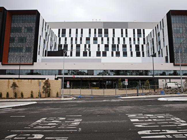 Northern Beaches Hospital ambulance entrance on Frenchs Forest Rd. Picture: Adam Yip.