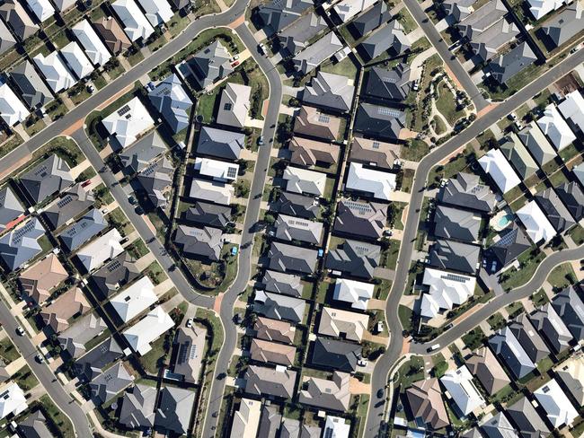Housing affordability is also a problem for older Australians. Credit: Nearmap.com.au