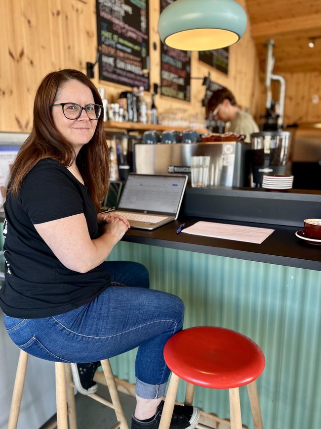 Sheryl Peterson, manager of Costa cafe in Kalundborg, Denmark. Picture: Caroline Zielinski