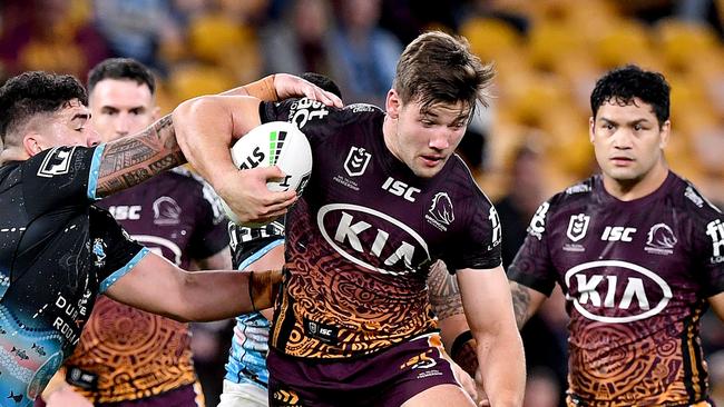 Freddy Fittler slammed his own network’s VB hard-earned player award. Patrick Carrigan won the award despite being on the losing team. Picture: Bradley Kanaris/Getty