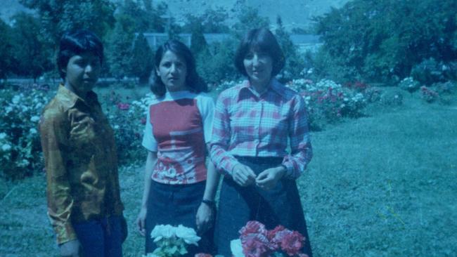 Sima Samar as a university student, when young women were still free to dress as they pleased.