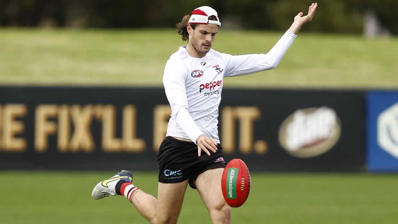 Hunter Clark has had no luck with injury in 2022, playing just three matches. Picture: Darrian Traynor/Getty Images