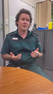 St John NT paramedic James Stewart on the NT's record road toll for 2022