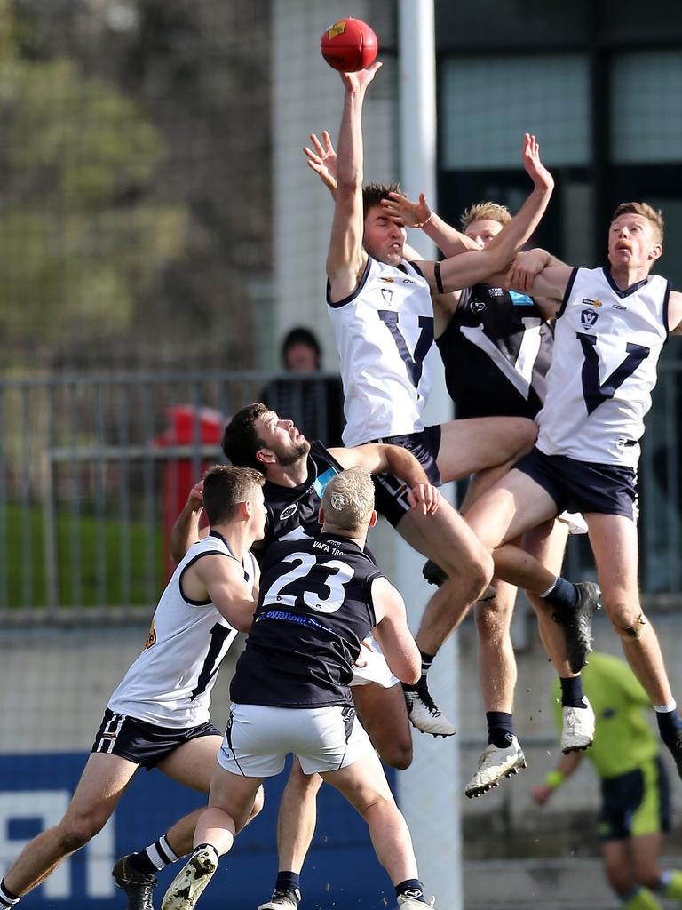 Vic Country’s Cameron Tudor at Ikon Park, Carlton. Picture: Yuri Kouzmin