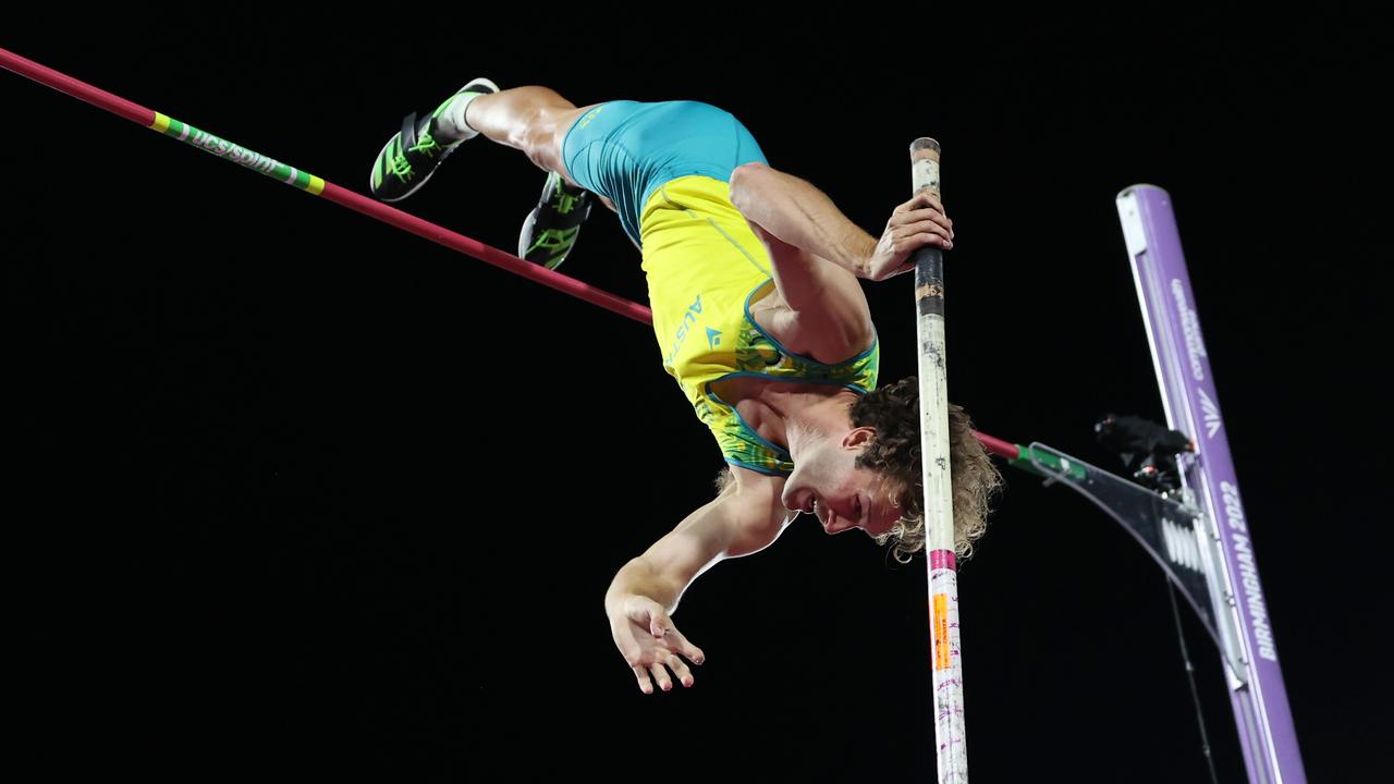 Kurtis Marschall of Team Australia won gold in the pole vault