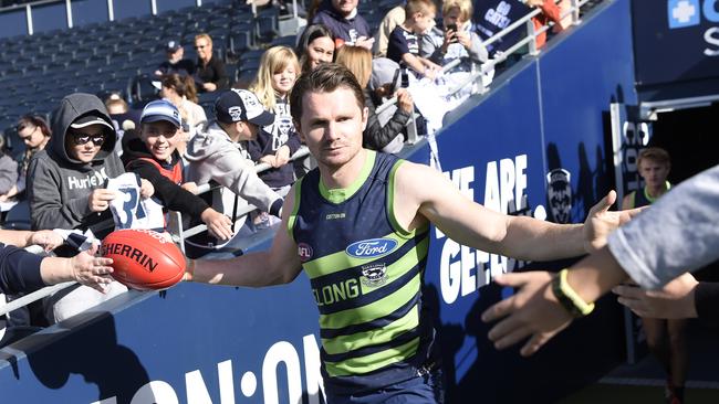 Patrick Dangerfield at less than $500,000? Yes please. Picture: Alan Barber.