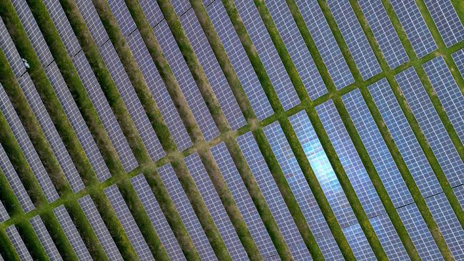 Solar and wind supplies will underpin ambitions for a major green hydrogen industry in Australia. Picture: Getty Images