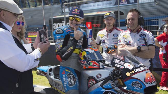 Miller on the grid at Jerez.
