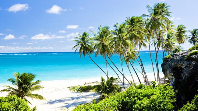 Bottom Bay in Barbados, in the Caribbean.