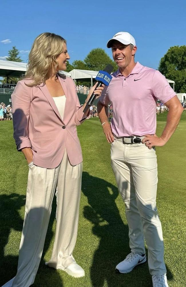 Amanda Balionis and Rory McIlroy. Photo: Instagram, Rory McIlroy.