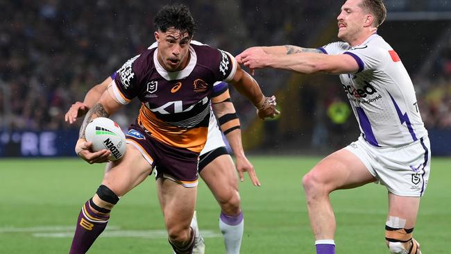 It’s set to be a maiden grand final berth for excitement machine Kotoni Staggs. (Photo by Bradley Kanaris/Getty Images)