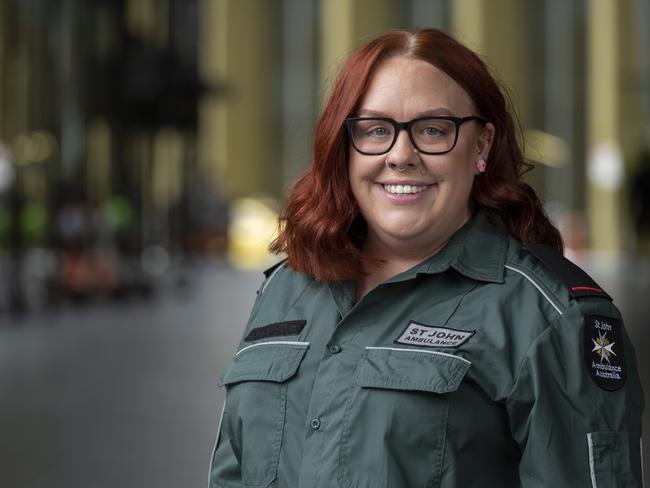 St John Ambulance Victoria volunteer Michelle Jalocha won a First Aid Champion award in 2022 for helping a patron at a gig who was unwell and disorientated.