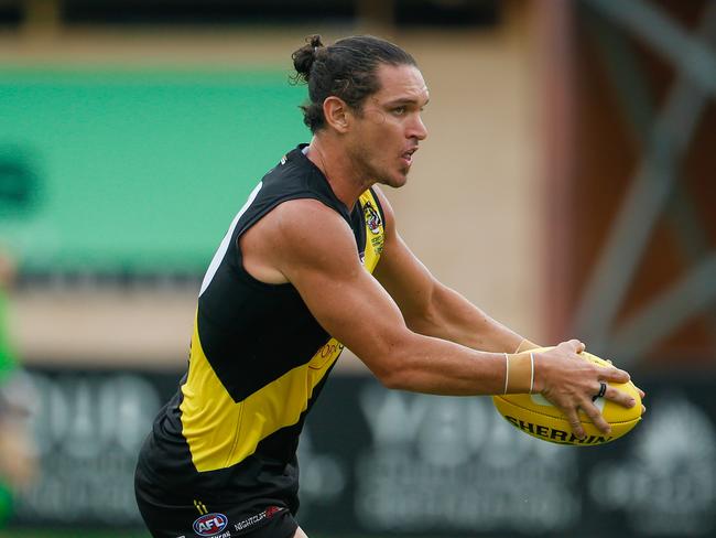 Cameron Ilett as Nightcliff V Tiwi at TIO Stadium .Pic Glenn Campbell