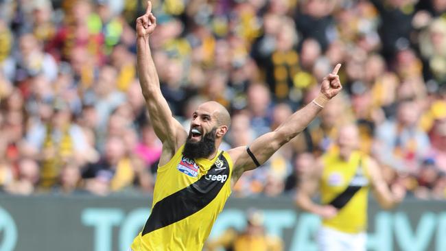 Bachar Houli put in a blinder for the Tigers, but the Norm Smith Medal went to Dustin Martin. Picture: Alex Coppel