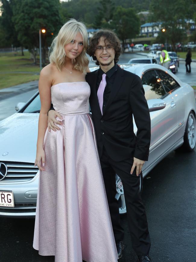 Pacific Pines High formal, at the school. Louis Manev and Lena Music Picture Glenn Hampson