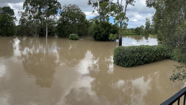 Logan's worst roads: Logan River Tree Farm at Beenleigh on Chapman Dr, Beenleigh. Water was up to the second storey of the farm house.