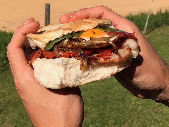 Tuck into a bacon and egg sarnie on Anzac Day this year. Picture: Jenifer Jagielski.