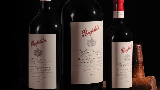 Penfolds wines are part of the Treasury Wine Estates stable.