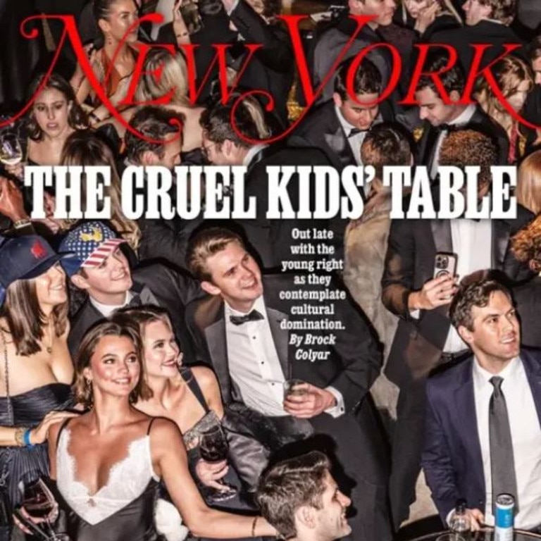 The dazzling partygoer on the cover of the ridiculed New York Magazine issue, taken at a pro-Trump party on the eve of the inauguration, has been identified as a sorority bigwig at SMU. New York Magazine