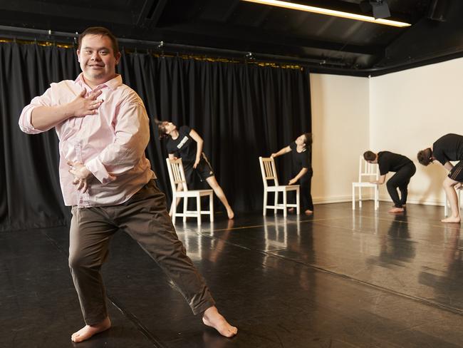 Dancer, Mike Hodyl from Restless Dance Theatre in Adelaide, Friday, Nov. 5, 2021. Picture: MATT LOXTON