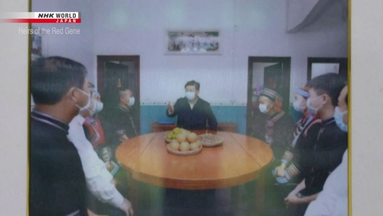 President Xi at Zhu’s restaurant and home. Picture: Flash.
