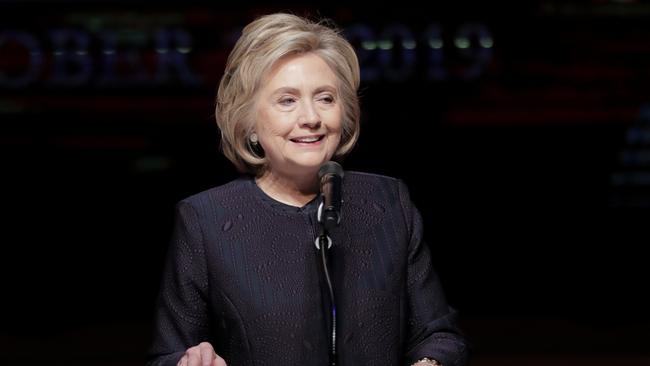 2106 Democrat presidential candidate Hillary Clinton. Picture: AP