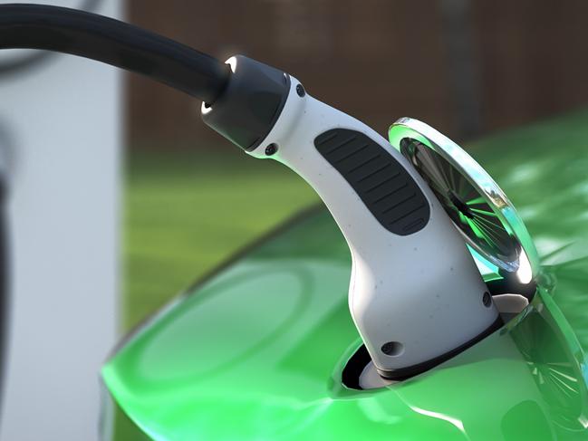 Electric car charging station - iStock image - for Herald Sun real estate