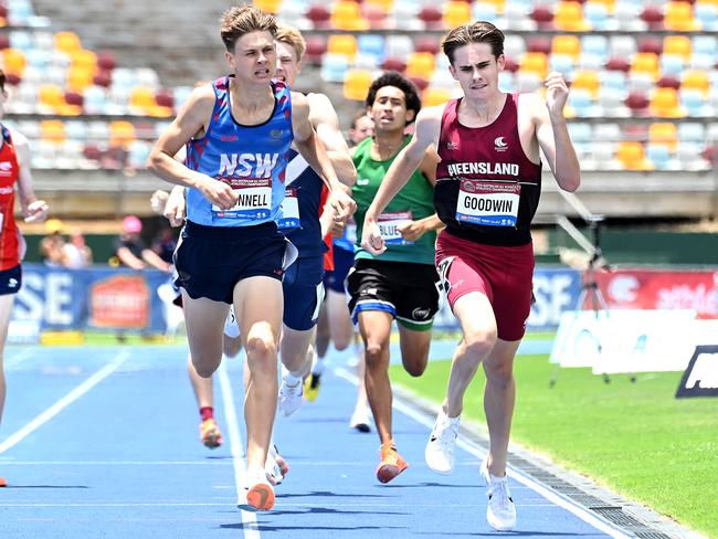 Taylor GoodwinAustralian All Schools track and field championships in Brisbane. Saturday December 7, 2024. Picture John Gass