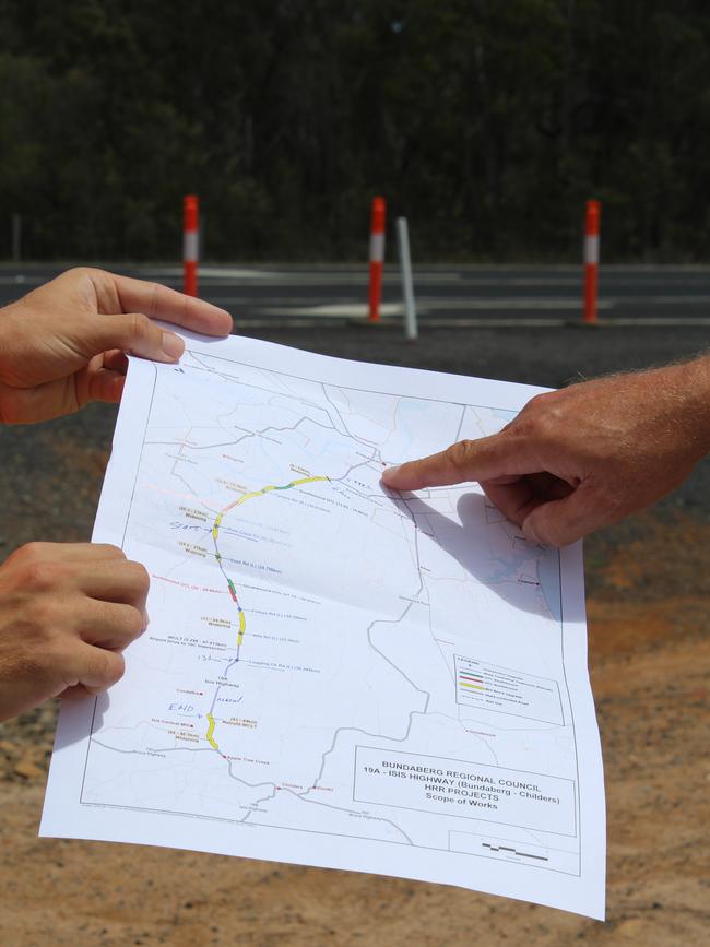 ROAD WORKS: Member for Bundaberg Tom Smith and Councillor Wayne Honor welcome the start of works on the $42.5 million Isis Highway upgrade.