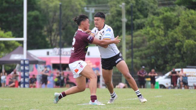 Connell Cup under-17s action between the Souths Logan Magpies and Burleigh Bears. Saturday February 10, 2024.