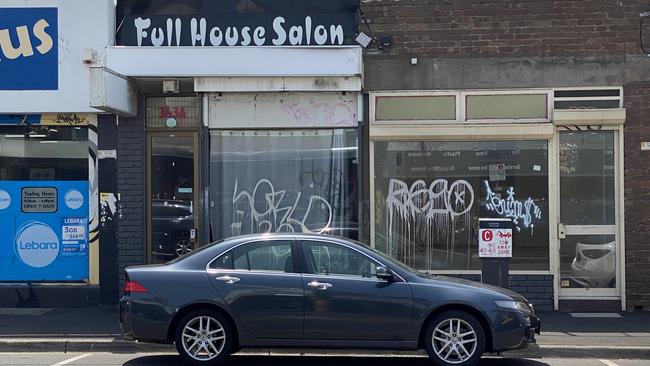 Many shops have been abandoned. Picture: Alex Coppel.