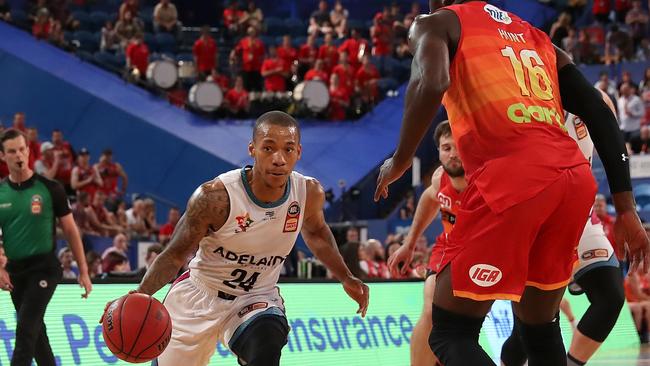 Jerome Randle was in fine form for Adelaide, putting up 20 points and eight assists with some big shots. Picture: Paul Kane/Getty Images