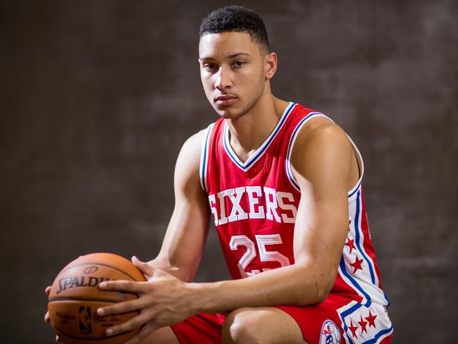 Aussie Ben Simmons was the No.1 pick in last year’s NBA Draft. Picture: Getty Images