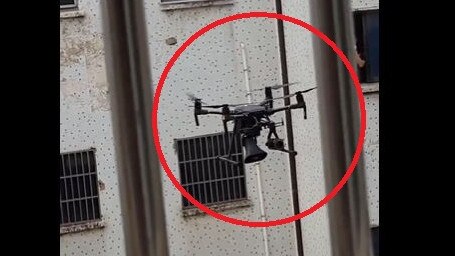 Drones are being used to enforce law and order in locked-down Chinese cities. Picture: Twitter