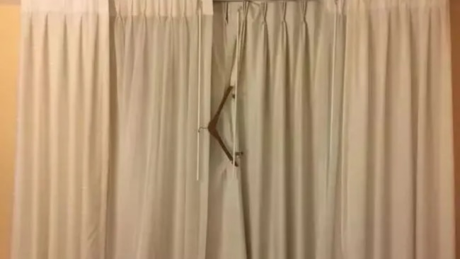 Julien Delvat explained that hotel guests should clip the curtains together using a hanger to block out light.