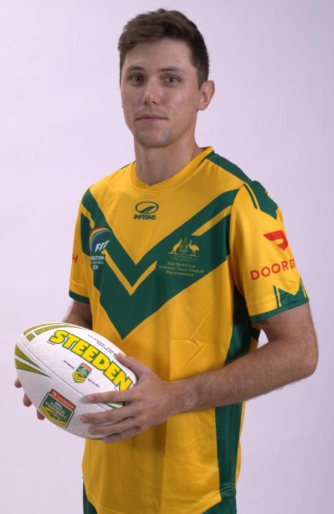 Jayden Benbow represented Australia at the 2024 World Cup. Photo: Touch Football Australia