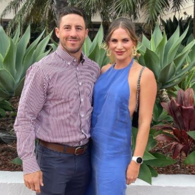 Ben Hunt with his wife Bridget.