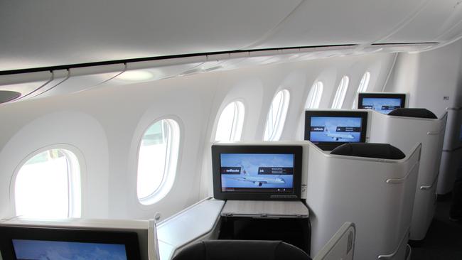 Air Canada’s premium business class.