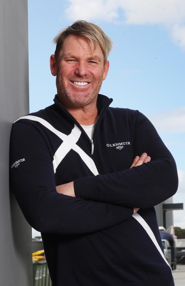 Shane Warne. Picture: David Crosling.