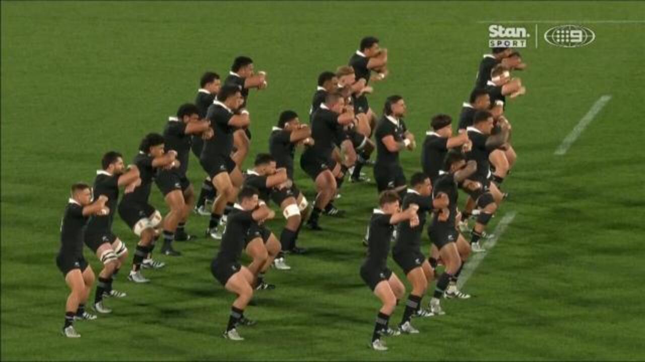 All Blacks perform spine-tingling Haka