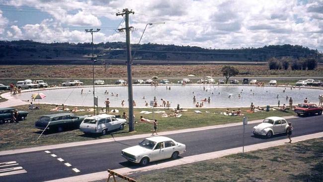 GOLD: The Lismore Lake Pool in its prime in the 1970s, as a free public amenity for young and old. Picture: Facebook